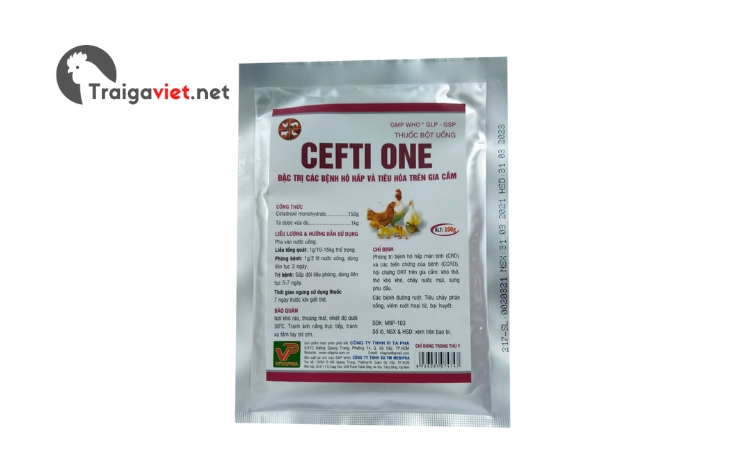 CEFTI ONE - Đặc trị các bệnh về hô hấp và tiêu hóa